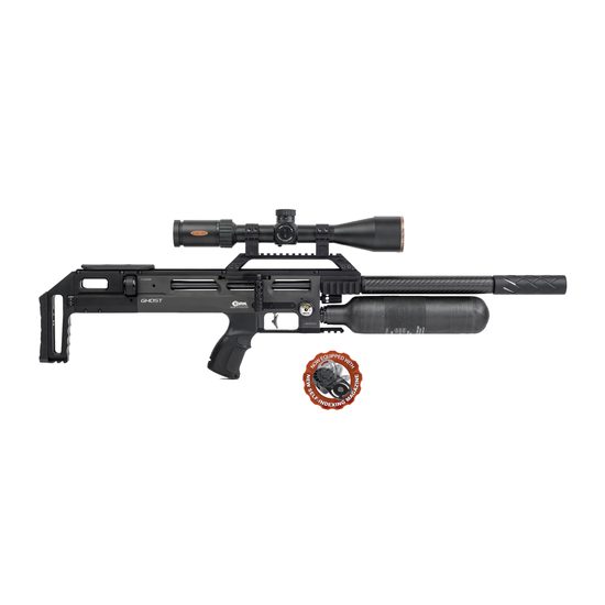 Vzduchovka BRK Ghost Carbine 17” 300cc Carbon Bottle