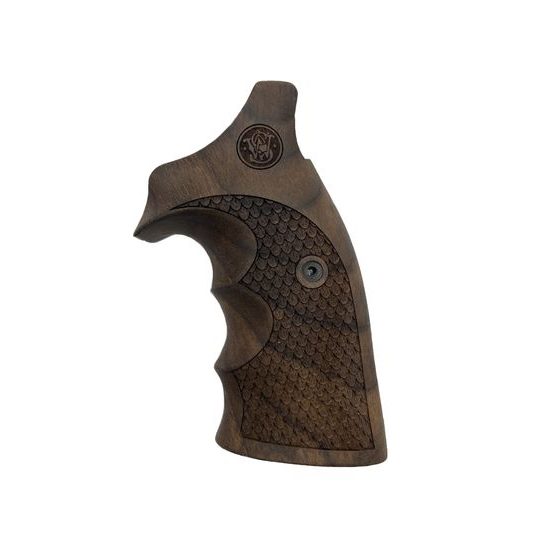 Střenky KSD Smith & Wesson K/L rám square butt Classic ořech s logem