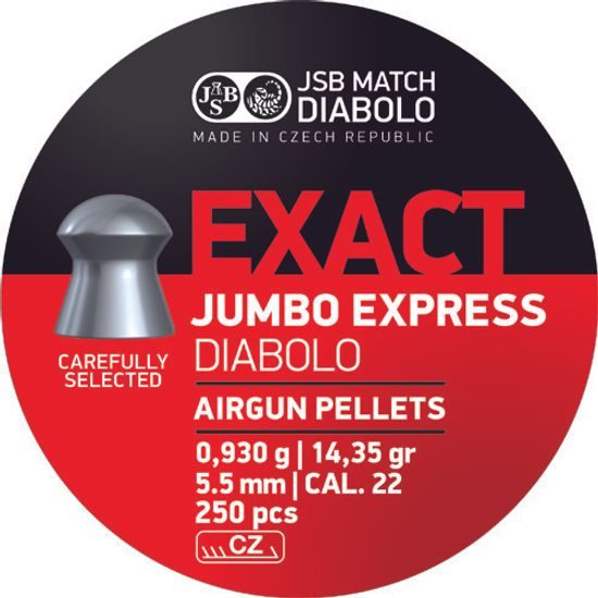 Diabolky JSB Exact Jumbo Express 5,52mm 250ks