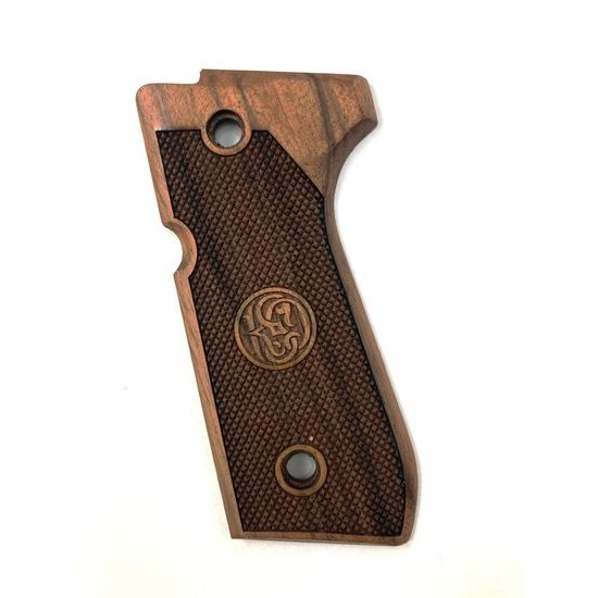 Střenky KSD Beretta 92 ořech s logem 2