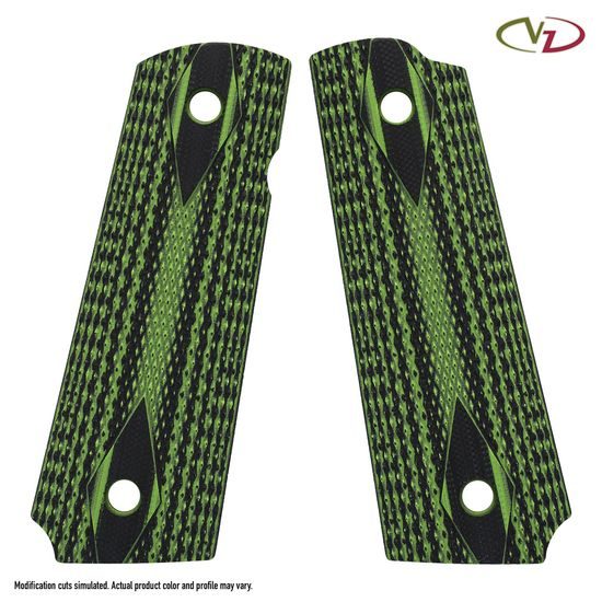 Střenky VZ Grips 1911 Govt. Double Diamond G10 - Green Lantern