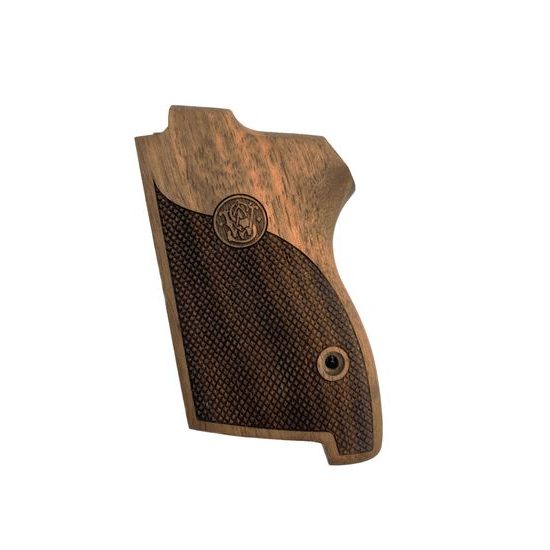 KSD Smith & Wesson CS40 and CS45 gungrips walnut with logo 2