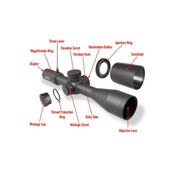 Puškohled Element Optics THEOS 6-36x56 FFP MRAD APR-2D