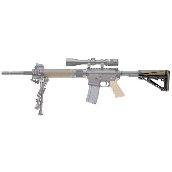 Pažba Hogue AR-15 zasouvatelná FDE Mil-Spec