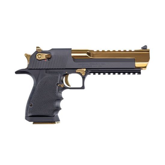 Magnum Research Desert Eagle XIX 6" Black and Gold .44 Magnum