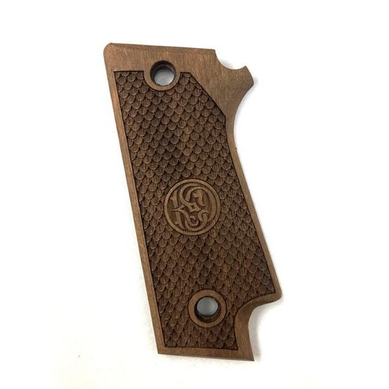 KSD Beretta 92S gungrips with safety walnut with logo 2