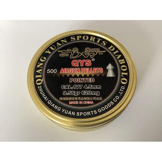 Diabolky QYS Pointed 4,50mm 0,620g 500ks