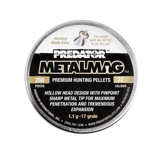 Predator MetalMag 5,5mm airgun pellets, 200pcs