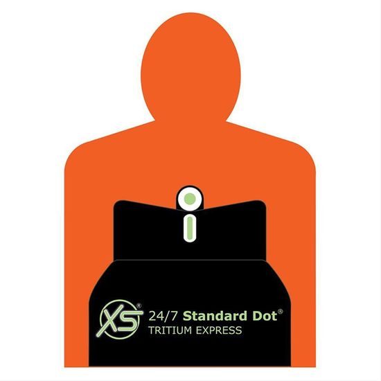 Set mířidel XS Sight DXW 2 Glock 42, 43, 43X, 48 Standard Dot Tritium zelená