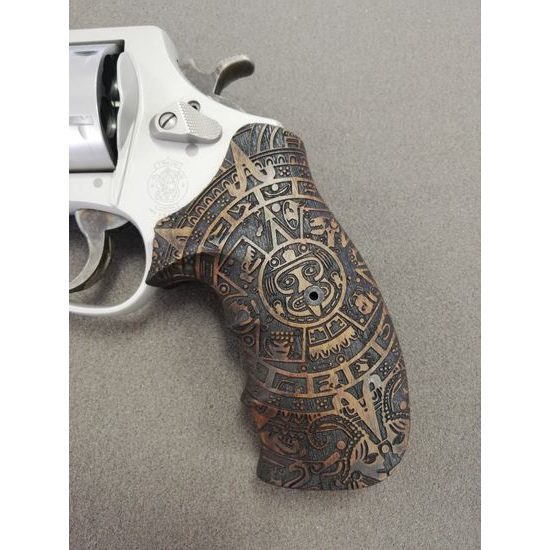 KSD Smith & Wesson K/L gungrips round butt frame walnut "MaYaN"
