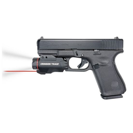 Crimson Trace CMR-207 Rail Master Universal Pistol Flashlight With Red Laser