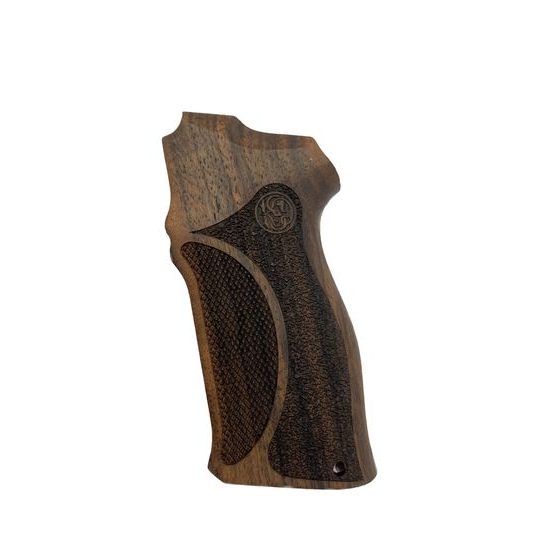 KSD Smith & Wesson 5903, 5904 and 5906 gungrips walnut with logo 2