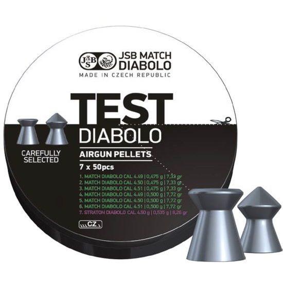 Diabolky JSB Match Test pro pistoli 4,5mm