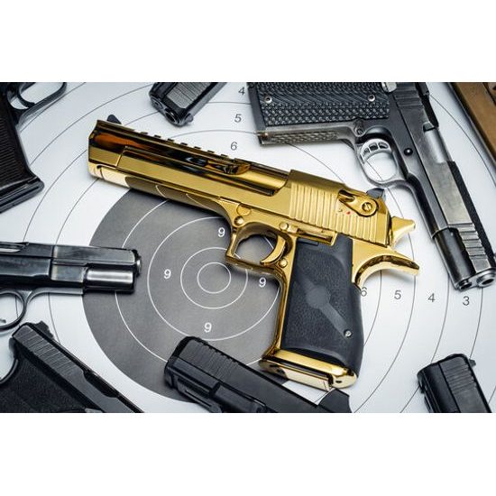 Magnum Research Desert Eagle XIX 6" Gold .44 Magnum