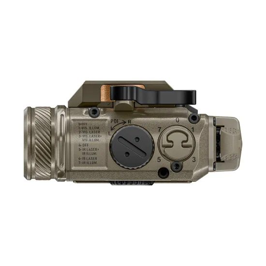 RovyVon GL4 Pro 4v1 světlo a laser na montážní lištu weaver písková