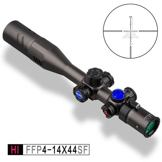 Discovery HI 4-14x44SF FFP Riflescope
