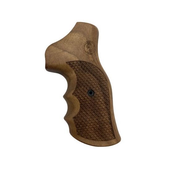 KSD Ruger GP100 gungrips walnut with logo