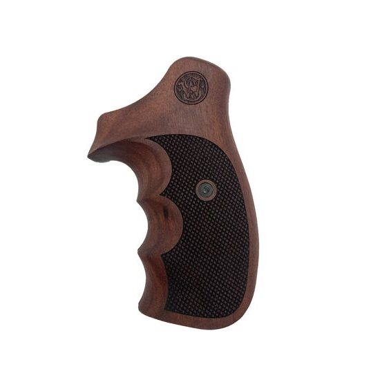 KSD Smith & Wesson K/L gungrips round butt frame rosewood with logo