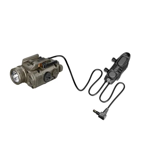 RovyVon GL4 Pro 4v1 světlo a laser na montážní lištu weaver písková