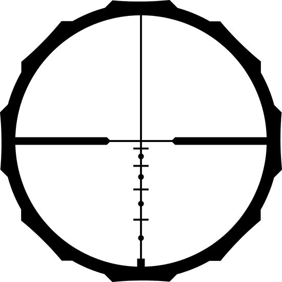 Crimson Trace Hardline 4-12x40 BDC Carbine .223 Rem. Riflescope