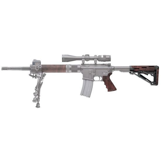 Pažba & rukojeť Hogue AR-15 Kit Mil - Spec Red Lava