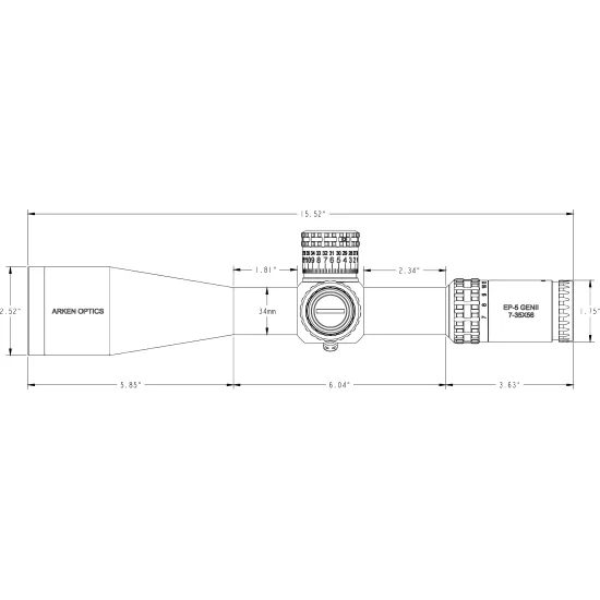 Puškohled Arken EP-5 GENII 7-35X56 FFP VPR TOR