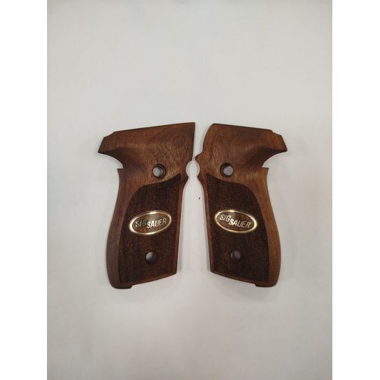 Střenky KSD Sig Sauer P228/229 ořech se stříbrným logem 2