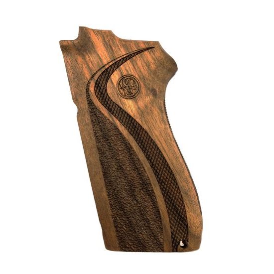 KSD Smith & Wesson 909, 3904 and 3906 gungrips walnut with logo