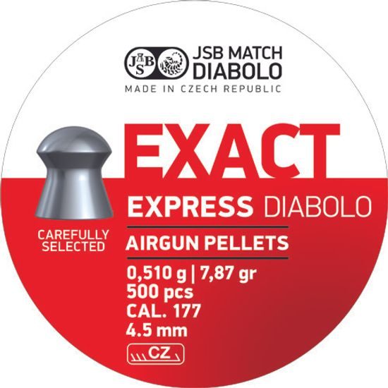 Diabolky JSB Exact express 4,52mm 500ks