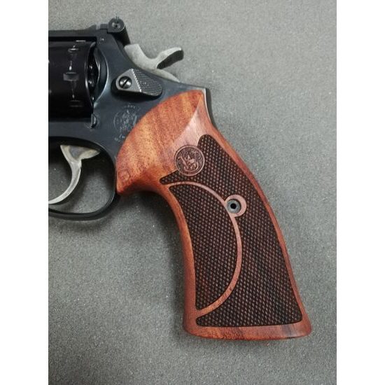 KSD Smith & Wesson K/L gungrips round butt Classic rosewood