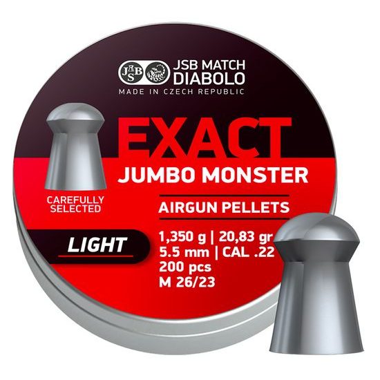 Diabolky JSB Exact Monster Light 5,52mm