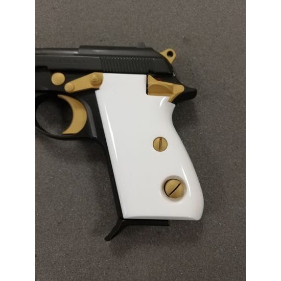 KSD Beretta 70 and 71 white acrylate gungrips