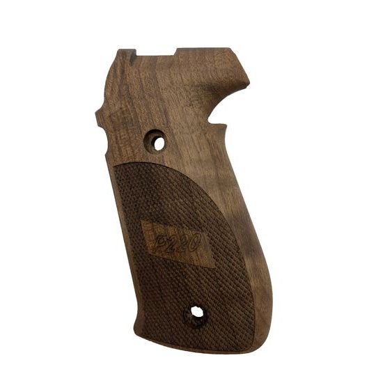 KSD Sig Sauer P220, P220 SL and P220 Sport SL gungrips walnut with logo