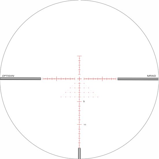 Puškohled Optisan EVX G2 6-24x50i SFP MRAD