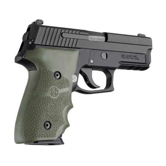 Střenky Hogue Sig Sauer P228/P229 s vybráním pro prsty OD Green