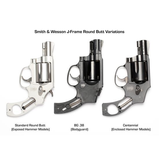 Střenky Hogue Smith & Wesson J rám round butt ultra compact fialové