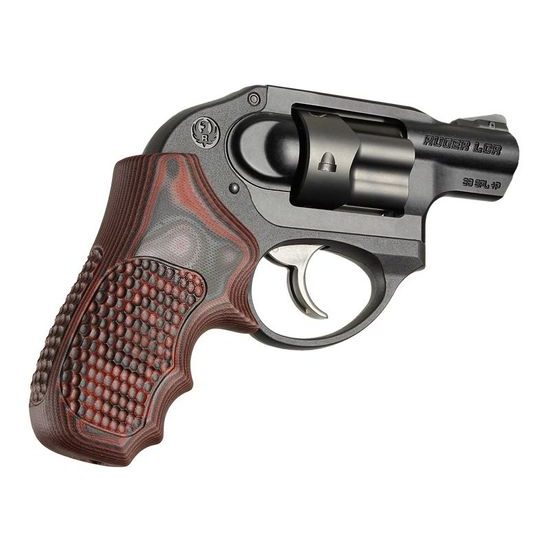 Střenky Hogue Ruger LCR/LCRX Piranha G10 Grip - G-Mascus Red