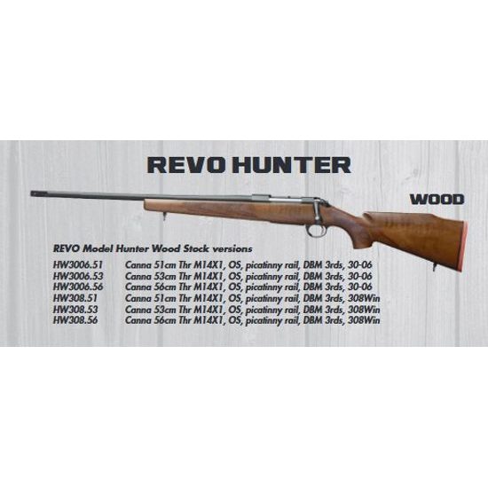 Revo Arms Hunter Wood s nábojovou schránkou