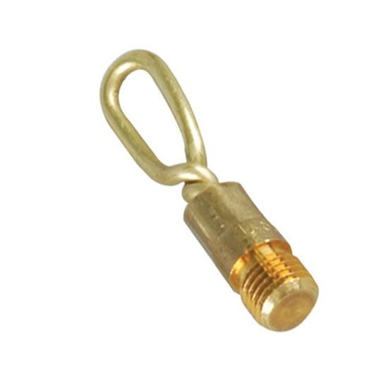 Mosazné očko Solid Brass Slotted Tip na vytěrákovou tyč Tipton pro brokovnice