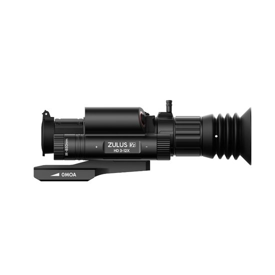 ZHD312R-V2 - ZULUS HD V2 3-12X digitální puškohled s nočním viděním, laserovým dálkoměrem a balistickým kalkulátorem