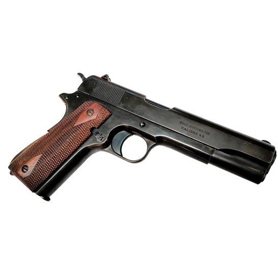 FORM 1911 grips, black and red laminate, smooth surface