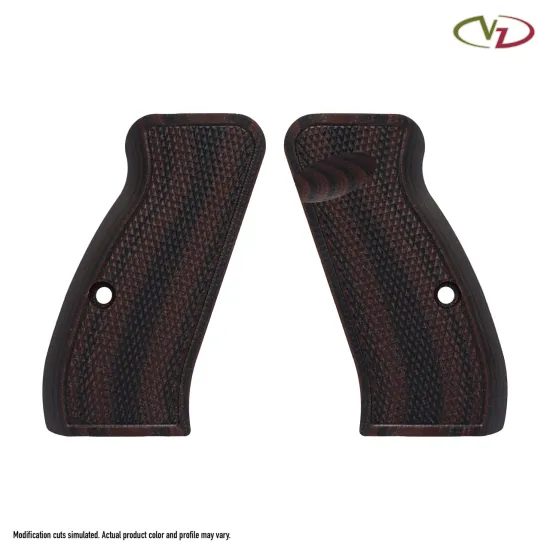 Střenky VZ Grips CZ 75 Tactical Diamonds G10 - Black Cherry