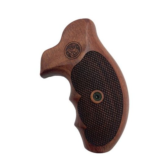 KSD Smith & Wesson J gungrips round butt rosewood with logo