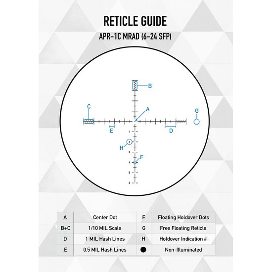 Puškohled Element Optics Helix Gen.2 6-24x50 SFP APR-1C MRAD