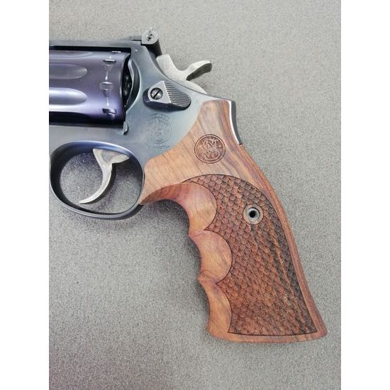 KSD Smith & Wesson K/L gungrips round butt frame walnut 2