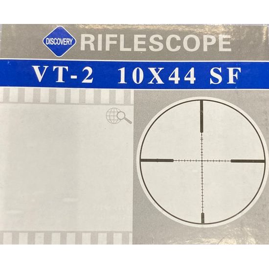 Discovery VT-2 10x44SF MilDot Riflescope