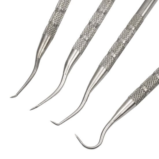 Sada 4 kusů ocelových puškařských nástrojů Tipton Stainless Steel Picks