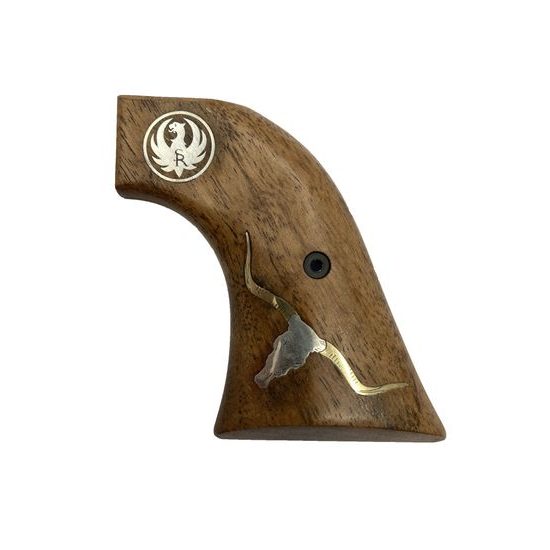 KSD Ruger New Vaquero gungrips walnut with silver logo