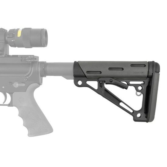 Pažba Hogue AR-15 Mil-Spec zasouvatelná taktická šedá