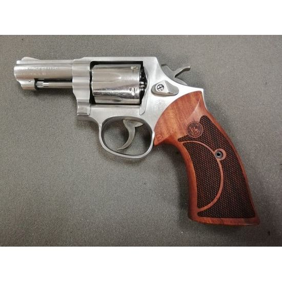 KSD Smith & Wesson K/L gungrips round butt frame Classic rosewood + silver logo